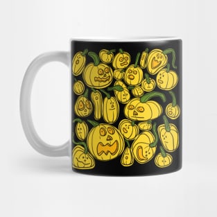 Spooky Halloween Pumpkins Mug